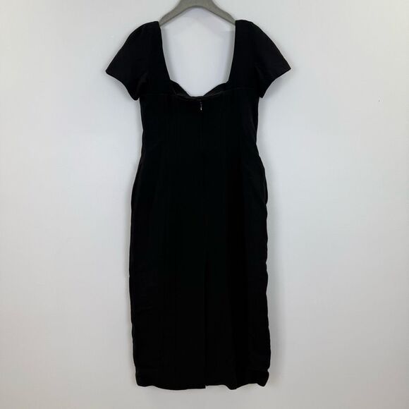 A.L.C. Black Midi Dress - Picture 10 of 13